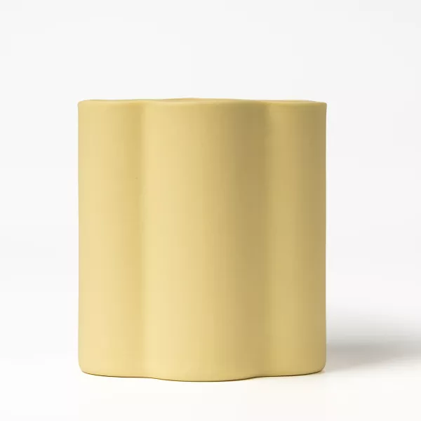 Καλλιτεχνική Floral Edge Κεραμική Κηροπήγα