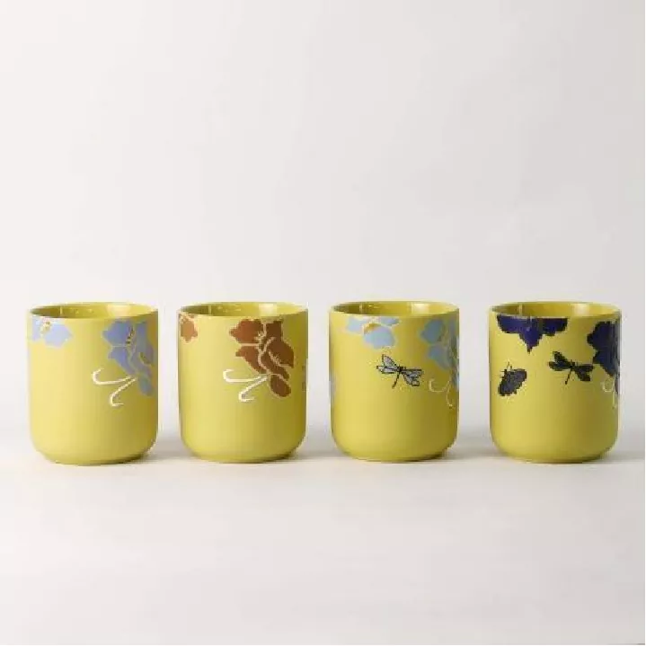 Κηροπήγιο ζωγραφικής στο χέρι Floral Whisper