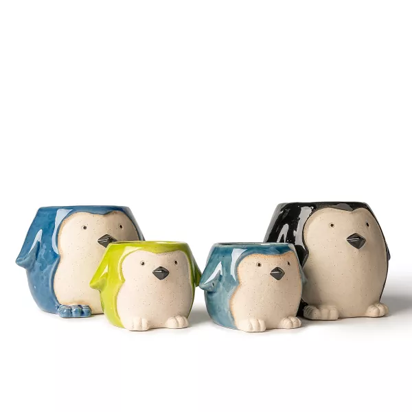 Κεραμικές Κηροπήγια σε σχήμα πιγκουίνου